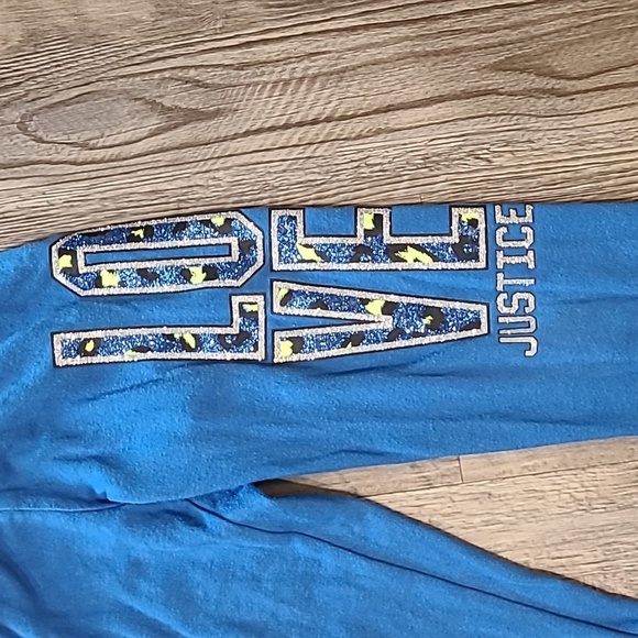 Justice Love Matching Front Zip Sweatshirt with Joggers Size 7 - Picture 6 of 7